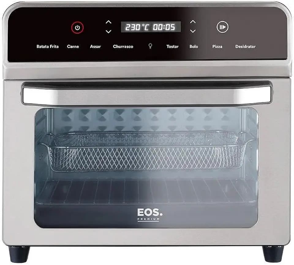 Forno Elétrico e Air Fryer EOS 25L 3 em 1
